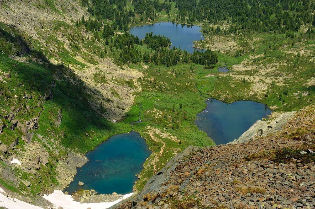 Каракольские озера и нижняя Катунь